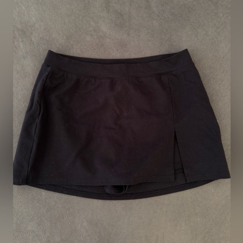 L.A. Hearts Black Skort Size M Athletic Mini Skirt with Built-in Shorts